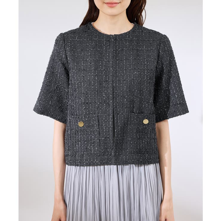 【サマー・ツイード】ハーフスリーブジャケット | ROPE' PICNIC | 詳細画像22 