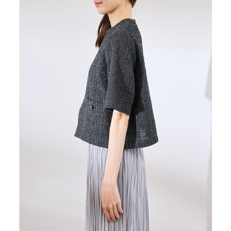 【サマー・ツイード】ハーフスリーブジャケット | ROPE' PICNIC | 詳細画像23 