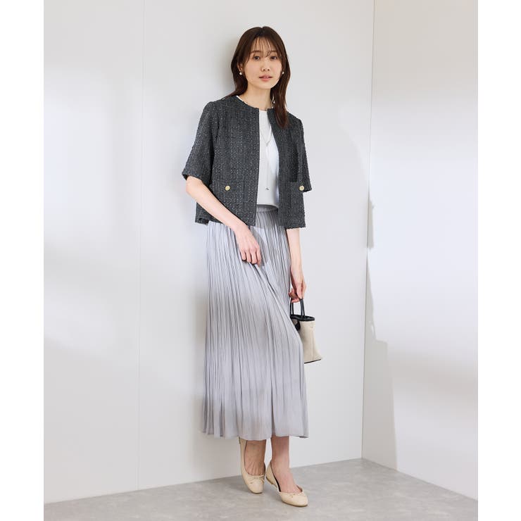 【サマー・ツイード】ハーフスリーブジャケット | ROPE' PICNIC | 詳細画像4 