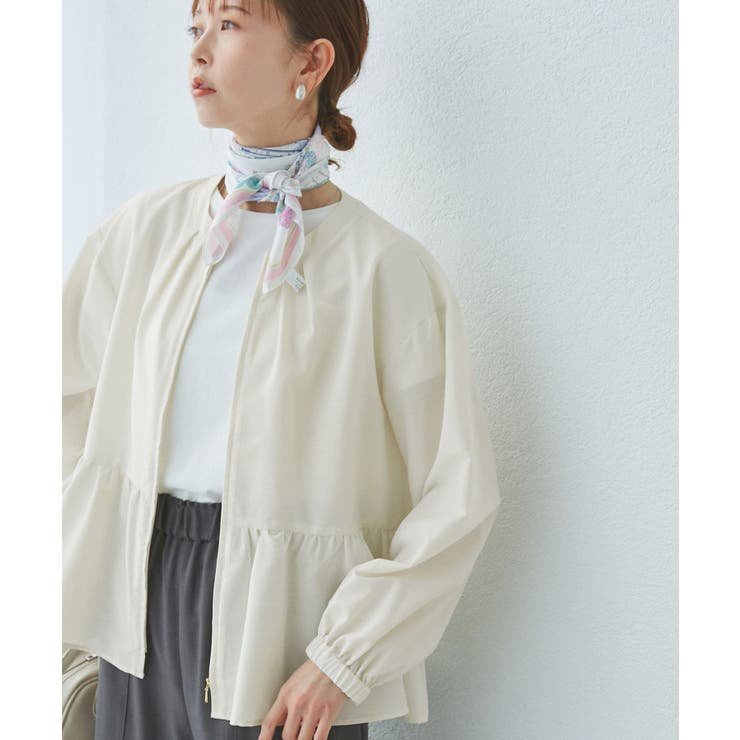 近赤外線防止/ペプラムカーディガンブルゾン | ROPE' PICNIC | 詳細画像13 