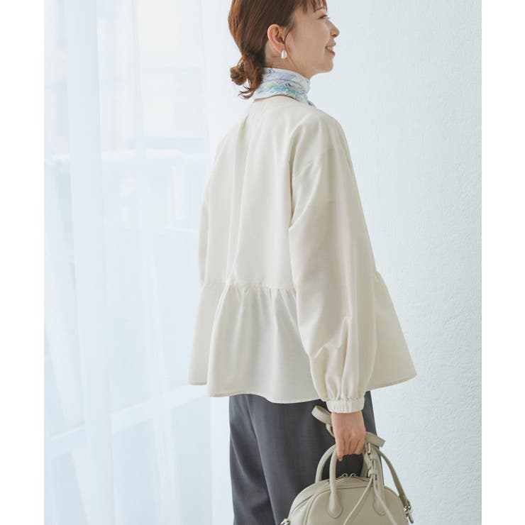 近赤外線防止/ペプラムカーディガンブルゾン | ROPE' PICNIC | 詳細画像15 