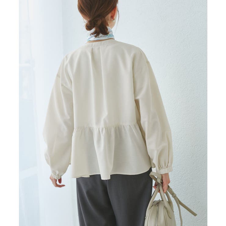 近赤外線防止/ペプラムカーディガンブルゾン | ROPE' PICNIC | 詳細画像16 