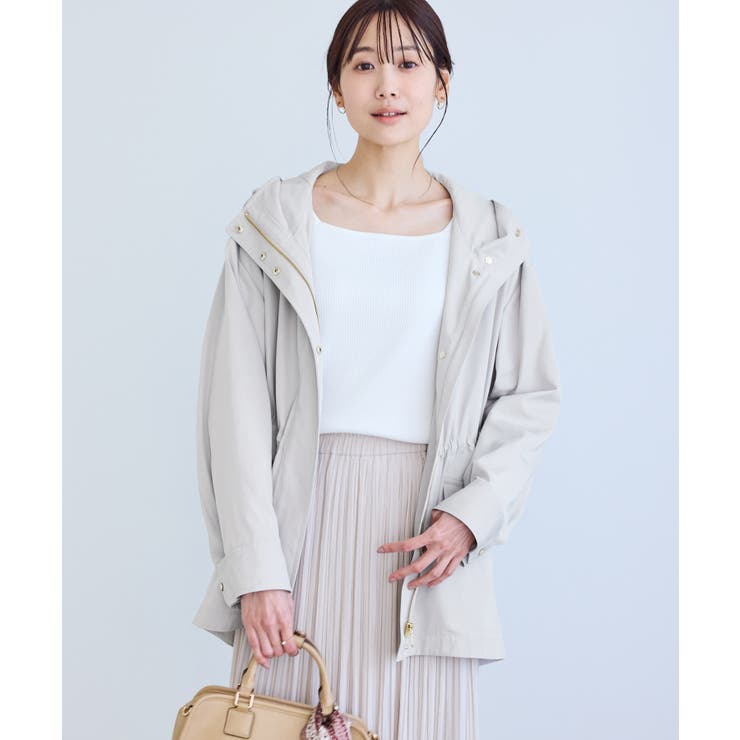 ミドル丈マウンテンパーカー スプリングコート/花粉ガード・撥水 | ROPE' PICNIC | 詳細画像10 