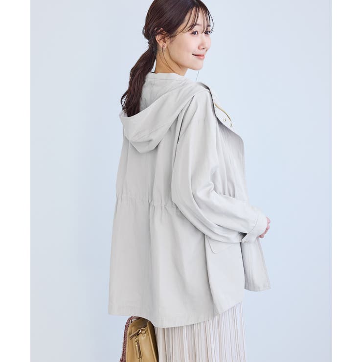 ミドル丈マウンテンパーカー スプリングコート/花粉ガード・撥水 | ROPE' PICNIC | 詳細画像12 