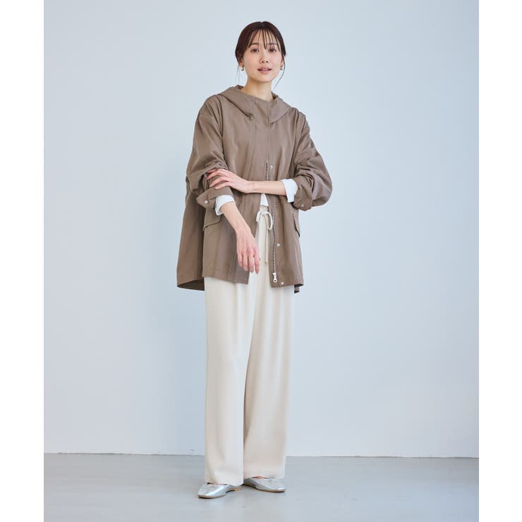 ミドル丈マウンテンパーカー スプリングコート/花粉ガード・撥水 | ROPE' PICNIC | 詳細画像14 