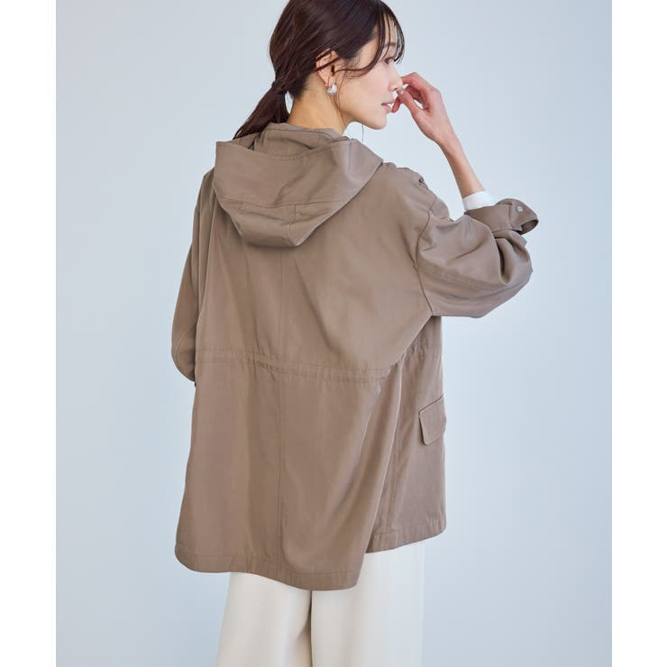 ミドル丈マウンテンパーカー スプリングコート/花粉ガード・撥水 | ROPE' PICNIC | 詳細画像18 