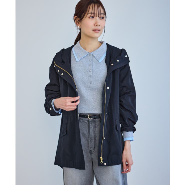 ミドル丈マウンテンパーカー スプリングコート/花粉ガード・撥水 | ROPE' PICNIC | 詳細画像23 