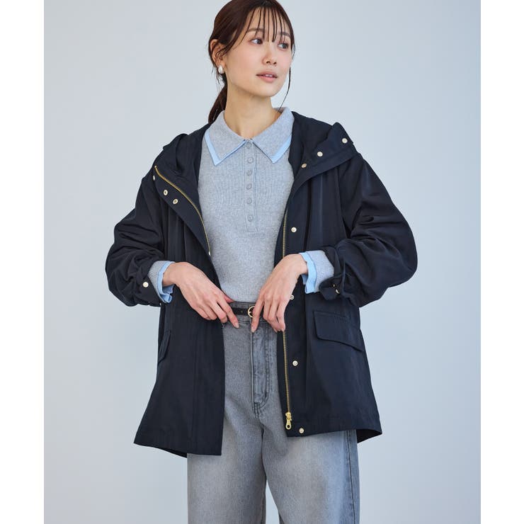 ミドル丈マウンテンパーカー スプリングコート/花粉ガード・撥水 | ROPE' PICNIC | 詳細画像24 