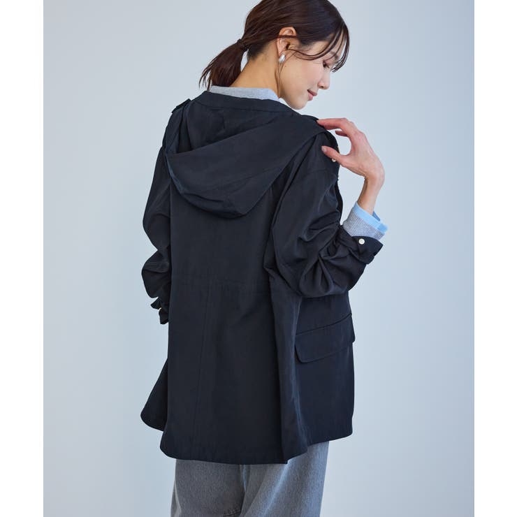 ミドル丈マウンテンパーカー スプリングコート/花粉ガード・撥水 | ROPE' PICNIC | 詳細画像26 