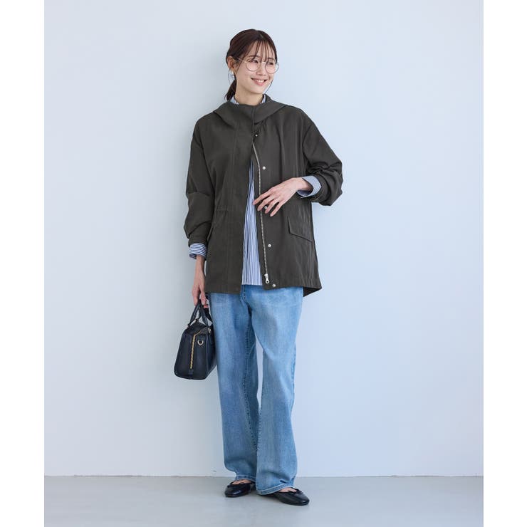 ミドル丈マウンテンパーカー スプリングコート/花粉ガード・撥水 | ROPE' PICNIC | 詳細画像5 