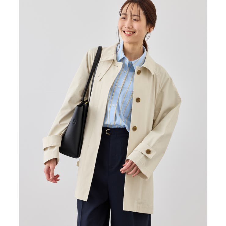ミドル丈ステンカラーコート/花粉ガード・撥水 | ROPE' PICNIC | 詳細画像12 