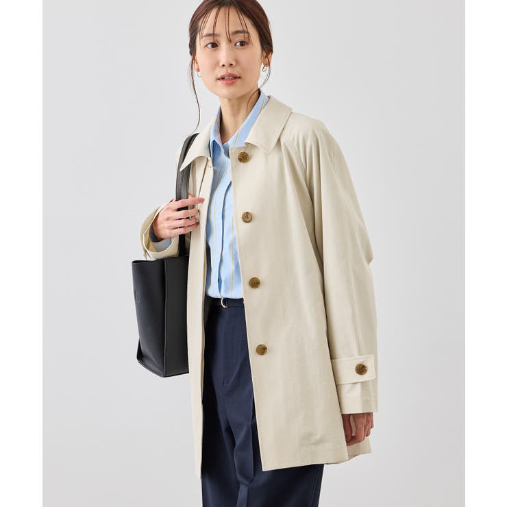ミドル丈ステンカラーコート/花粉ガード・撥水 | ROPE' PICNIC | 詳細画像13 