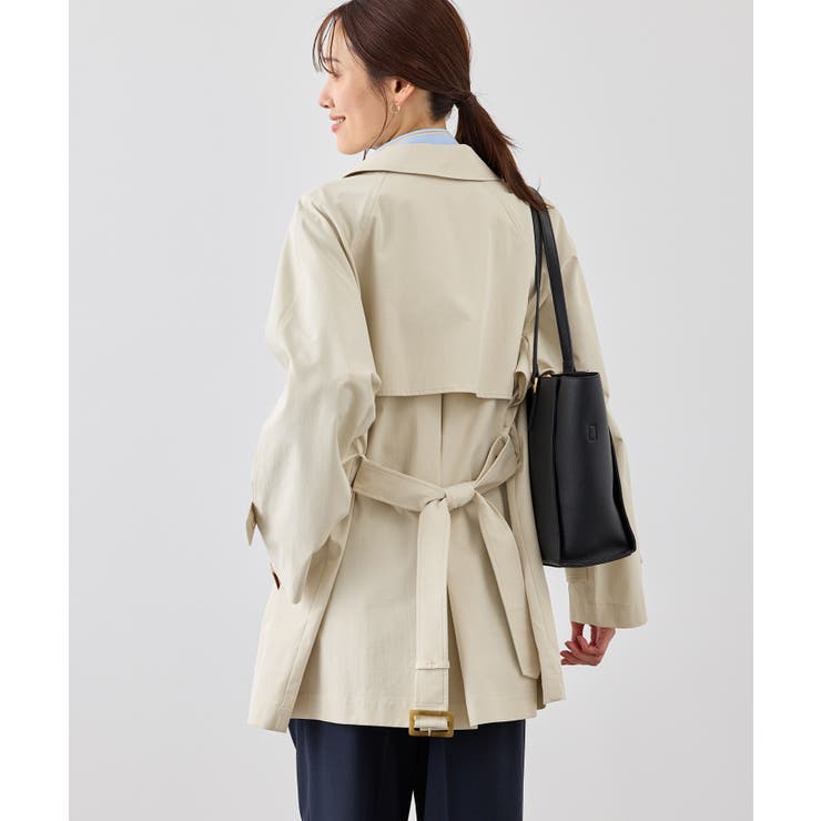 ミドル丈ステンカラーコート/花粉ガード・撥水 | ROPE' PICNIC | 詳細画像15 