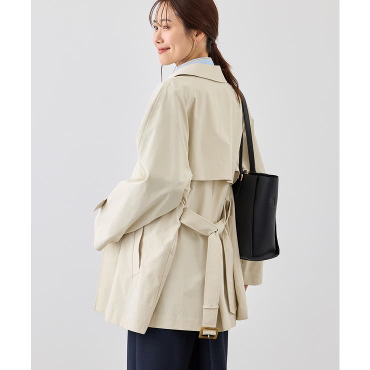 ミドル丈ステンカラーコート/花粉ガード・撥水 | ROPE' PICNIC | 詳細画像16 