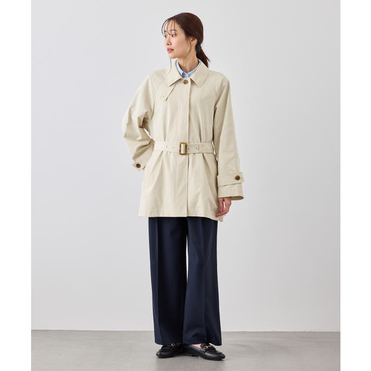 ミドル丈ステンカラーコート/花粉ガード・撥水 | ROPE' PICNIC | 詳細画像18 