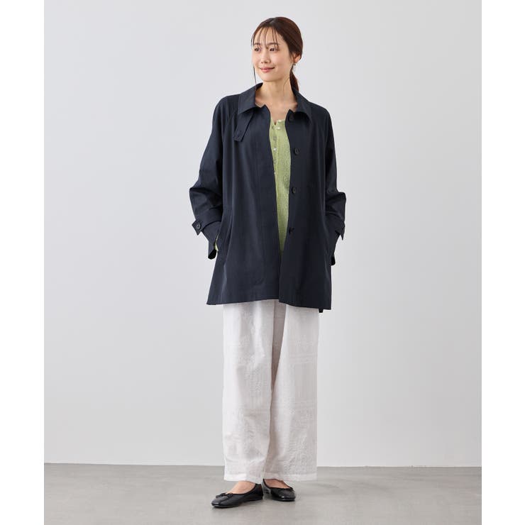 ミドル丈ステンカラーコート/花粉ガード・撥水 | ROPE' PICNIC | 詳細画像26 