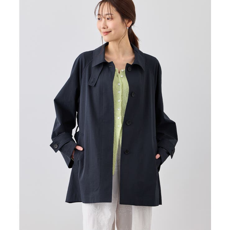 ミドル丈ステンカラーコート/花粉ガード・撥水 | ROPE' PICNIC | 詳細画像28 