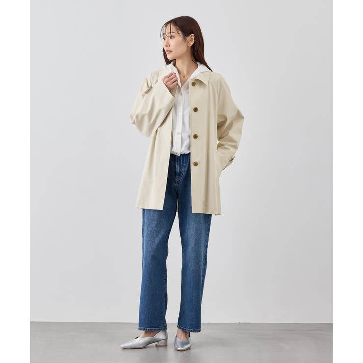 ミドル丈ステンカラーコート/花粉ガード・撥水 | ROPE' PICNIC | 詳細画像3 