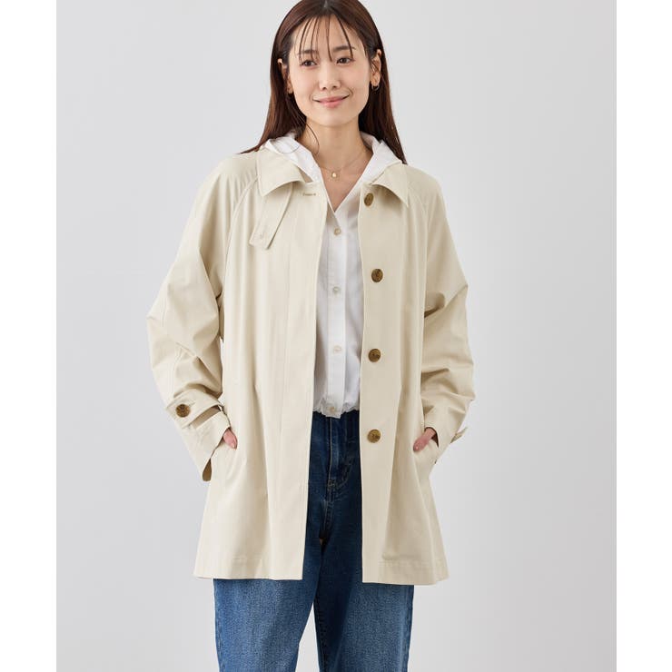 ミドル丈ステンカラーコート/花粉ガード・撥水 | ROPE' PICNIC | 詳細画像5 