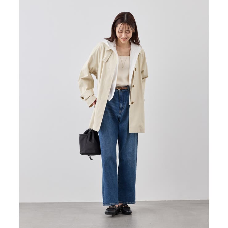 ミドル丈ステンカラーコート/花粉ガード・撥水 | ROPE' PICNIC | 詳細画像9 