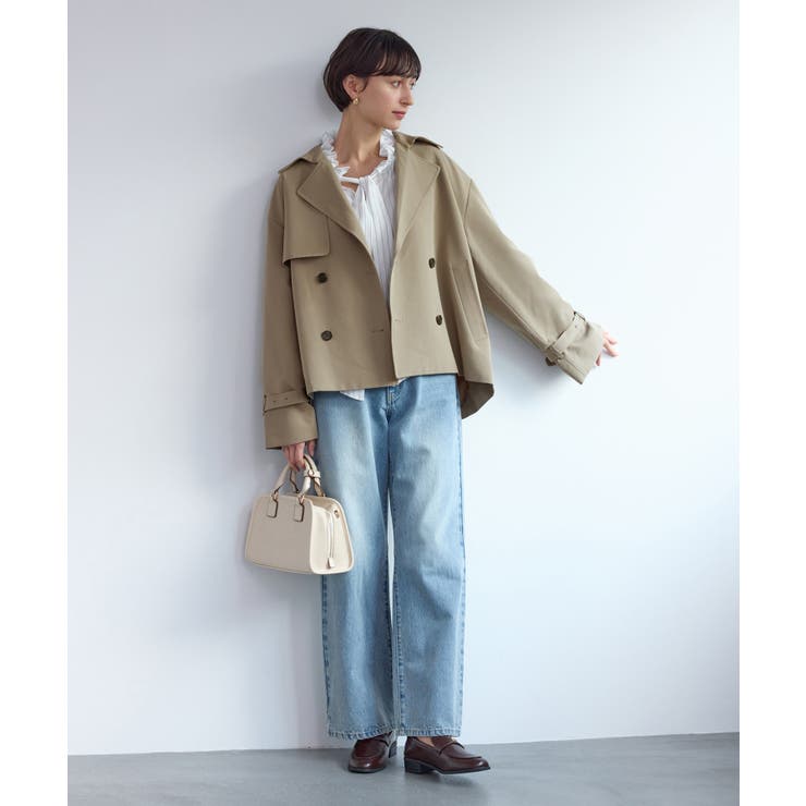 ショート丈トレンチコート/撥水・花粉ガード | ROPE' PICNIC | 詳細画像13 