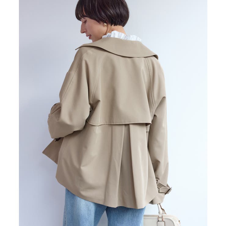 ショート丈トレンチコート/撥水・花粉ガード | ROPE' PICNIC | 詳細画像18 