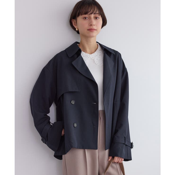 ショート丈トレンチコート/撥水・花粉ガード | ROPE' PICNIC | 詳細画像21 