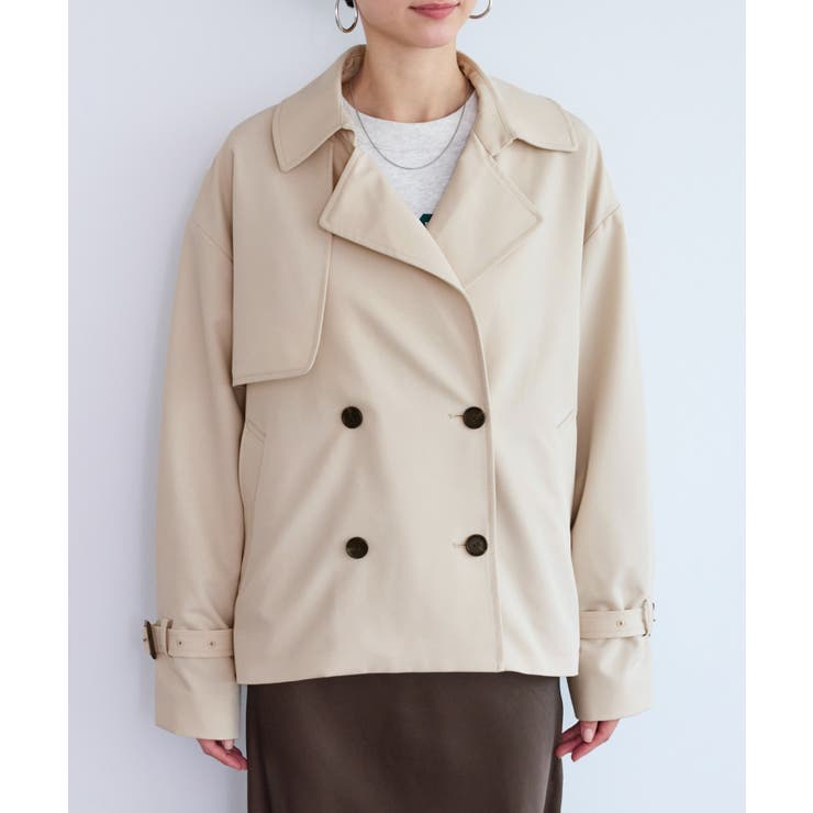 ショート丈トレンチコート/撥水・花粉ガード | ROPE' PICNIC | 詳細画像25 