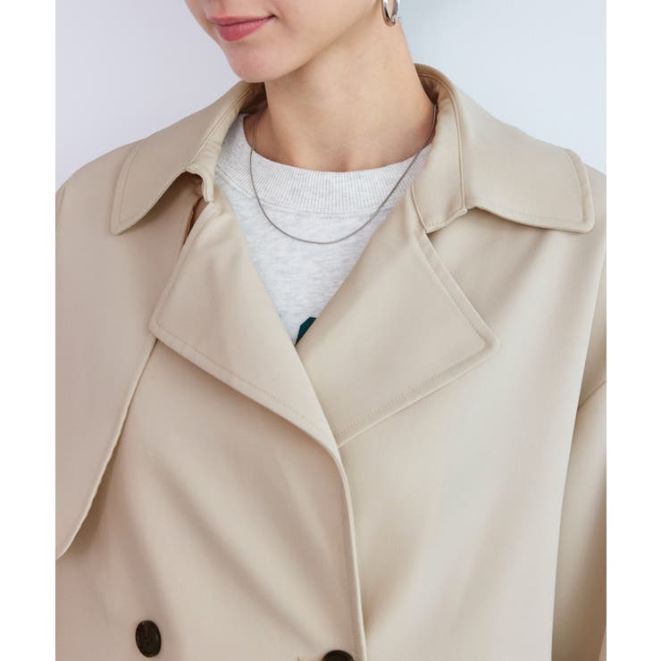 ショート丈トレンチコート/撥水・花粉ガード | ROPE' PICNIC | 詳細画像28 