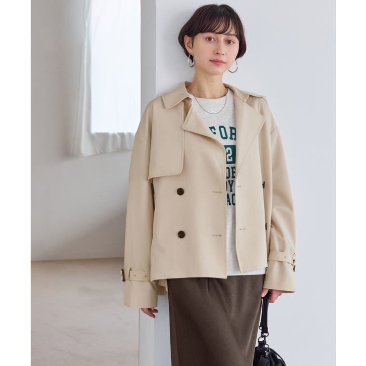 ショート丈トレンチコート/撥水・花粉ガード | ROPE' PICNIC | 詳細画像6 