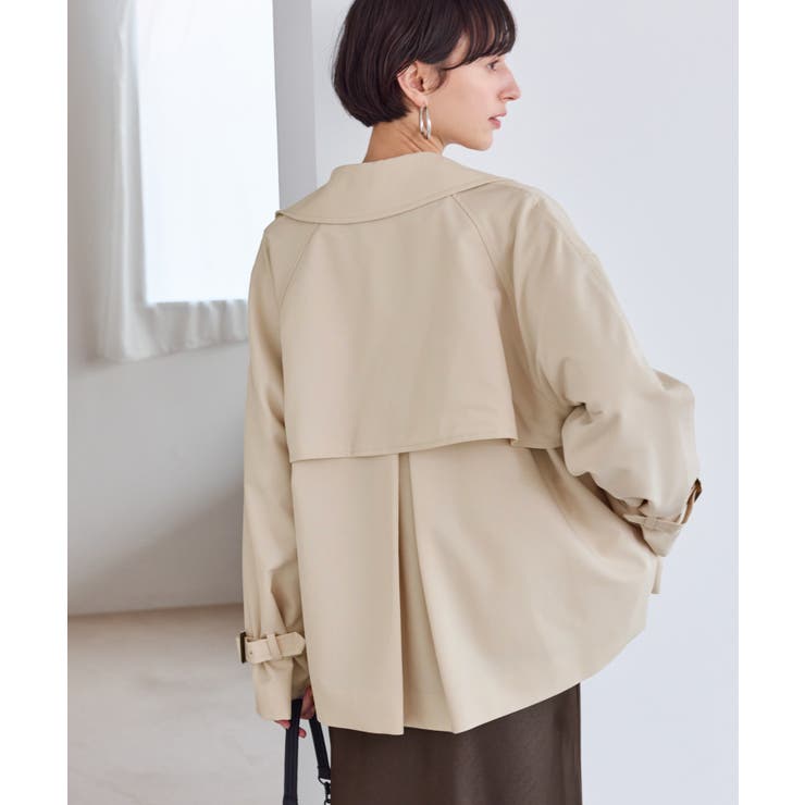 ショート丈トレンチコート/撥水・花粉ガード | ROPE' PICNIC | 詳細画像9 