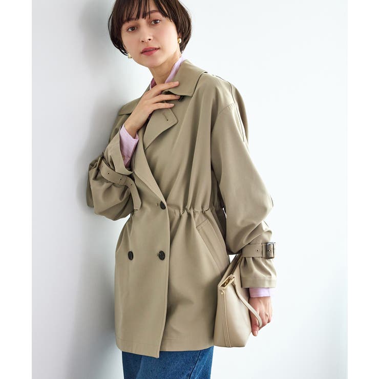 ミドル丈トレンチコート/撥水・花粉ガード | ROPE' PICNIC | 詳細画像1 