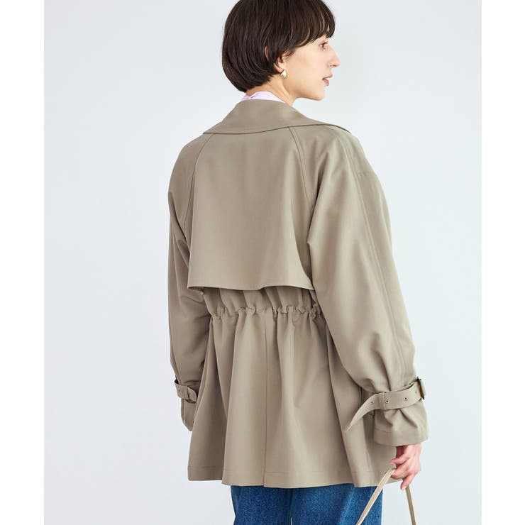 ミドル丈トレンチコート/撥水・花粉ガード | ROPE' PICNIC | 詳細画像17 