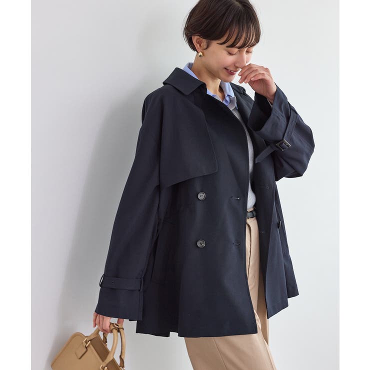 ミドル丈トレンチコート/撥水・花粉ガード | ROPE' PICNIC | 詳細画像22 