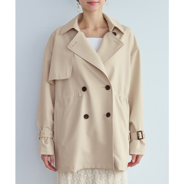 ミドル丈トレンチコート/撥水・花粉ガード | ROPE' PICNIC | 詳細画像30 