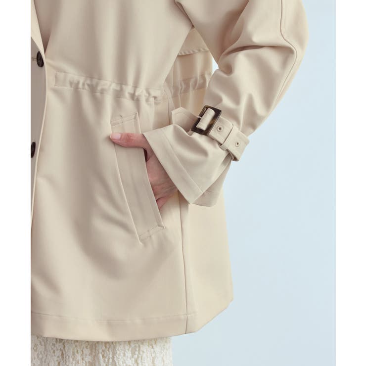 ミドル丈トレンチコート/撥水・花粉ガード | ROPE' PICNIC | 詳細画像37 