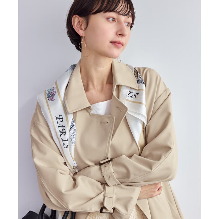 ミドル丈トレンチコート/撥水・花粉ガード | ROPE' PICNIC | 詳細画像5 