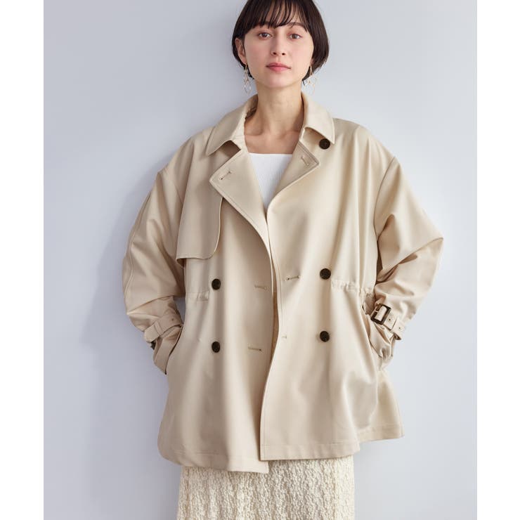 ミドル丈トレンチコート/撥水・花粉ガード | ROPE' PICNIC | 詳細画像6 