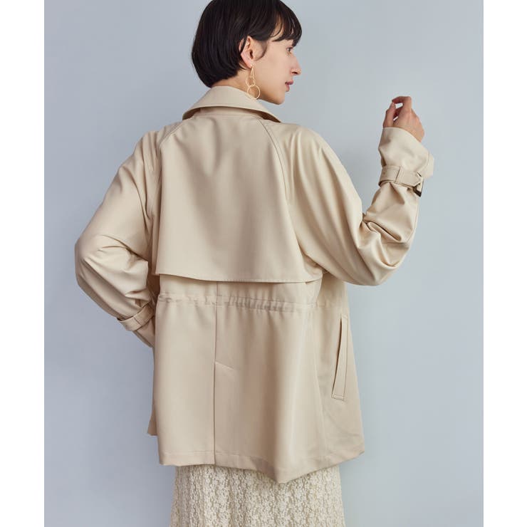 ミドル丈トレンチコート/撥水・花粉ガード | ROPE' PICNIC | 詳細画像8 