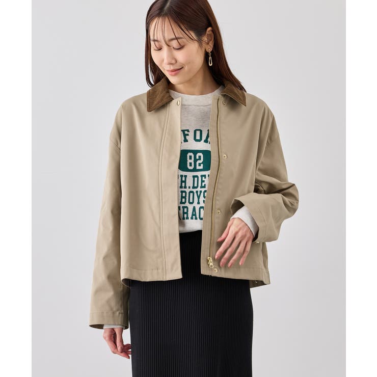 配色フィールドジャケットブルゾン | ROPE' PICNIC | 詳細画像4 