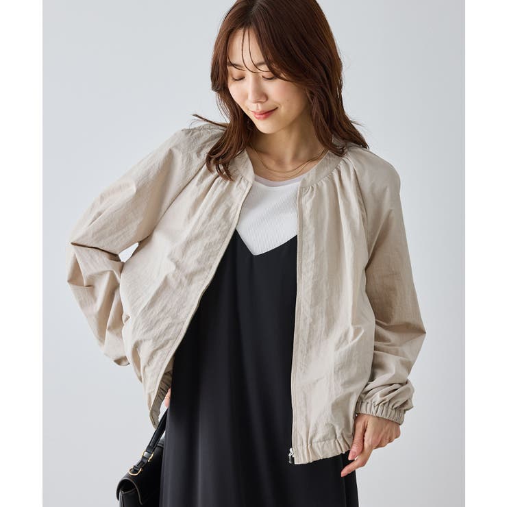 ベージュ(27) | ナイロンブルゾン/花粉ガード・撥水 | ROPE' PICNIC