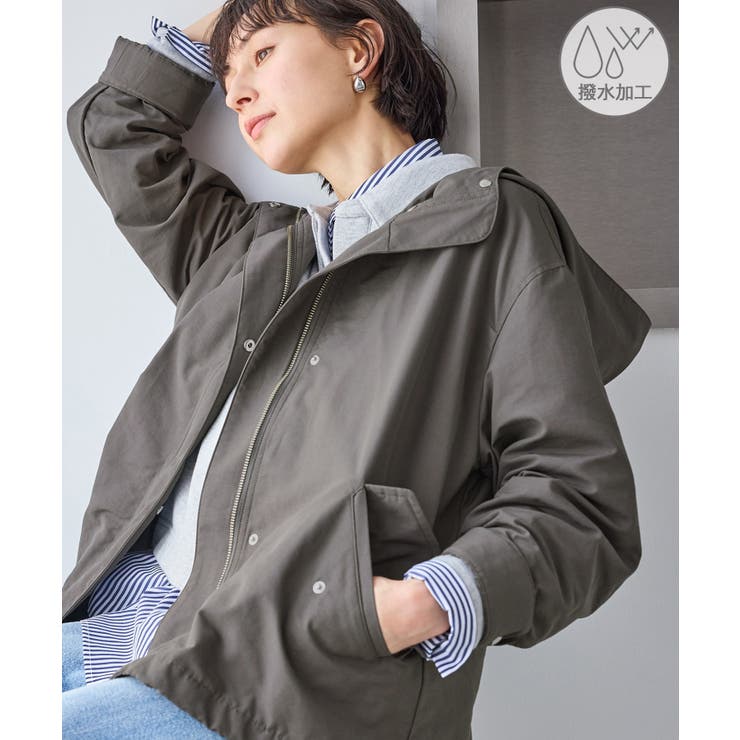 チャコール(06) | ベーシックマウンテンパーカー スプリングコート/撥水 | ROPE' PICNIC