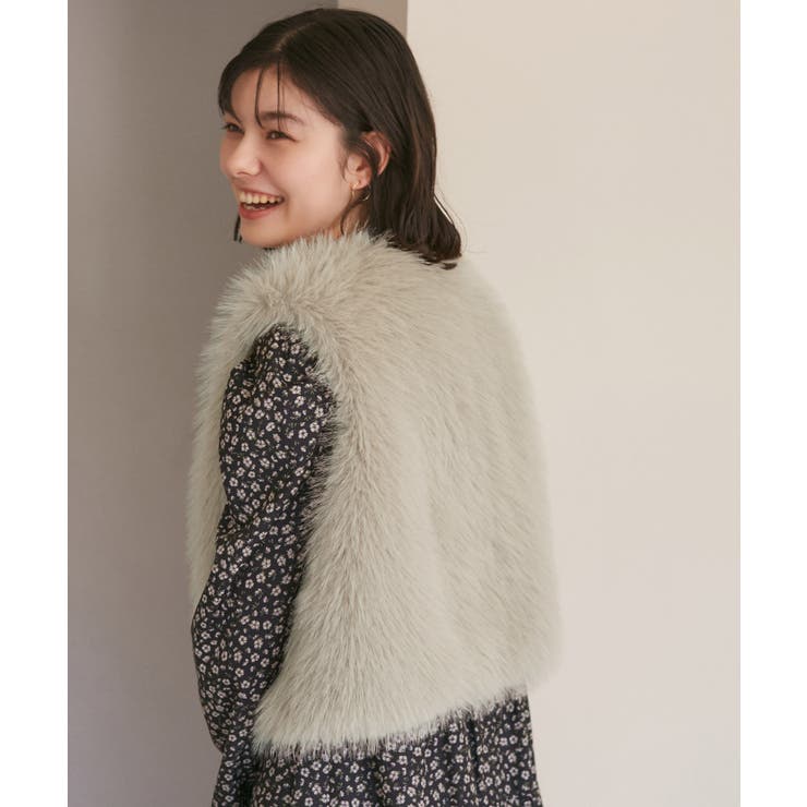 ショートファーベスト[品番：RPCW0045063]｜ROPE' PICNIC（ロペ