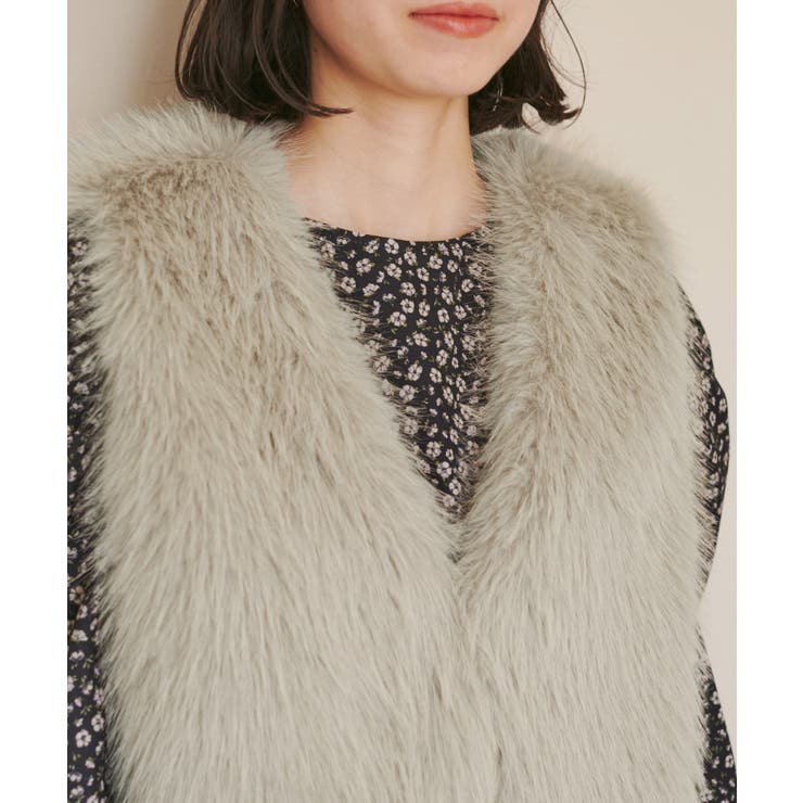 ショートファーベスト[品番：RPCW0045063]｜ROPE' PICNIC（ロペ