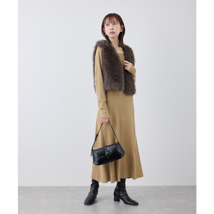 ショートファーベスト[品番：RPCW0045063]｜ROPE' PICNIC（ロペ