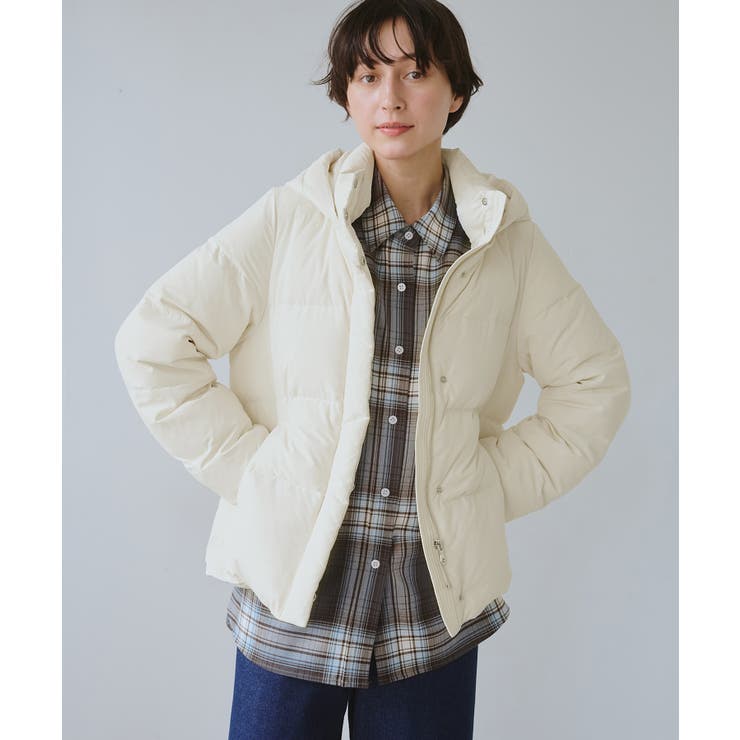 オフホワイト(15) | 【GREEN DOWN/グリーンダウン】ショートダウン/リンクコーデ | ROPE' PICNIC