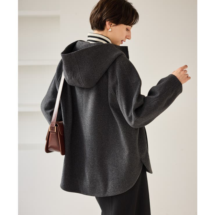 ジャージーメルトンシリーズ ジップアップフーデッドコート 無地 | ROPE' PICNIC | 詳細画像10 