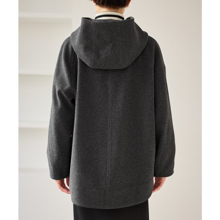 ジャージーメルトンシリーズ ジップアップフーデッドコート 無地 | ROPE' PICNIC | 詳細画像32 