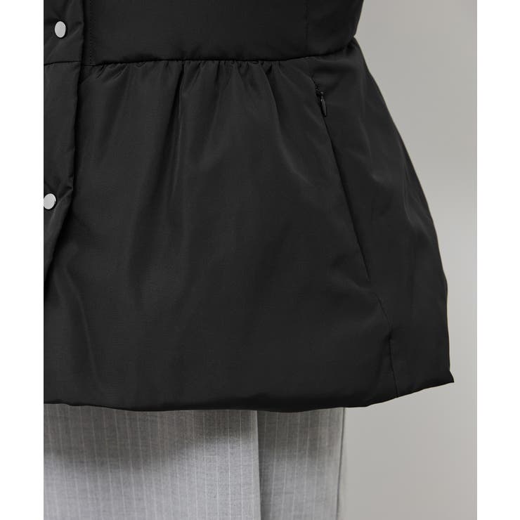 【GREEN DOWN/グリーンダウン】ペプラムダウンベスト | ROPE' PICNIC | 詳細画像26 