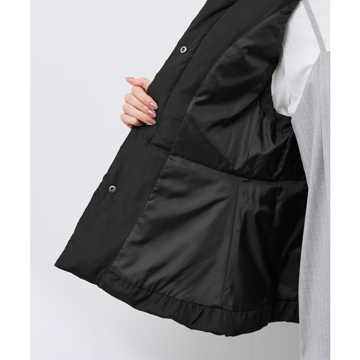 【GREEN DOWN/グリーンダウン】ペプラムダウンベスト | ROPE' PICNIC | 詳細画像27 